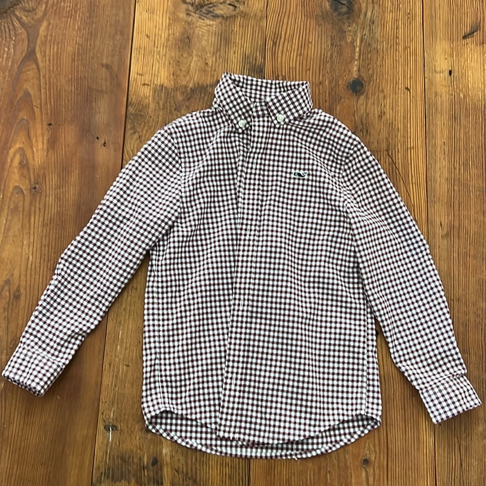Vineyard Vines toddler boy button down.